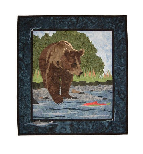 Wildfire Designs Alaska Day on the River Applique Quilt Pattern 