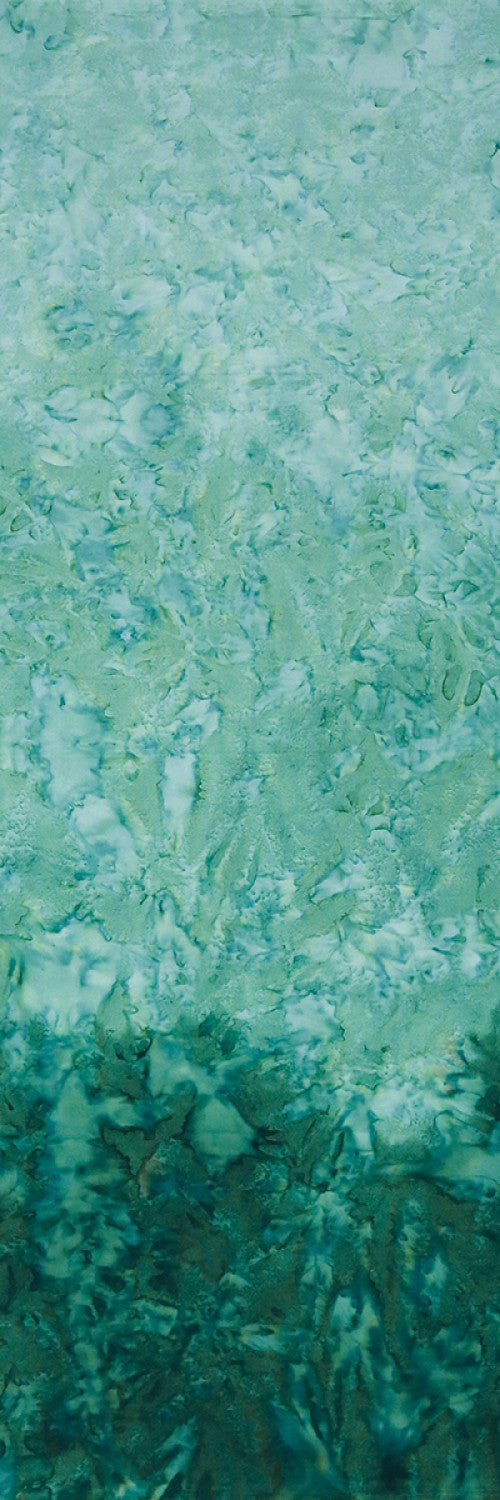 Hoffman Fabrics Ombre Evergreen Green Batik Fabric 851-166-Evergreen