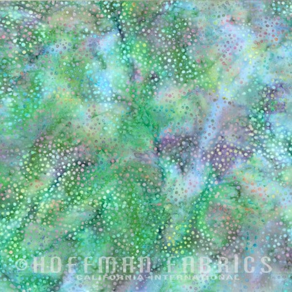 Hoffman Fabrics Dot Opal Batik Fabric 885-132-Opal