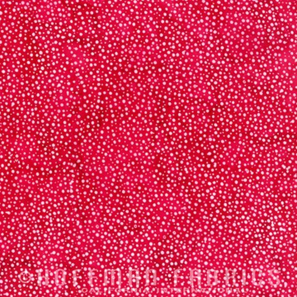 Hoffman Fabrics Dot Strawberry Red Batik Fat Quarter 885-175-Strawberry