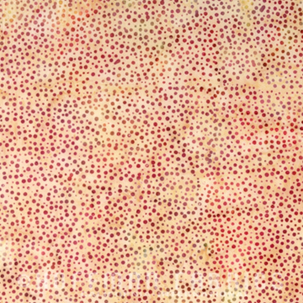 Hoffman Fabrics Dot Apricot Batik Fabric 885-198-Apricot