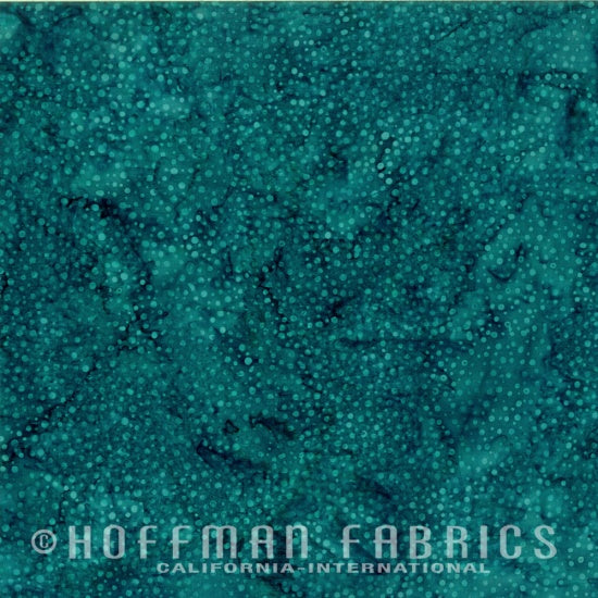 Hoffman Fabrics Dot Aquamarine Blue Batik Fat Quarter 885-214-Aquamarine