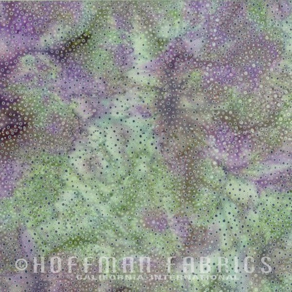 Hoffman Fabrics Dot Crocus Batik Fabric 885-438-Crocus
