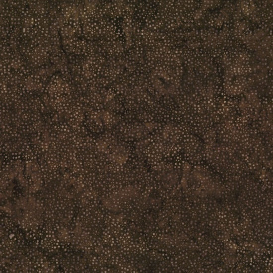Hoffman Fabrics Dot Coconut Brown Batik Fabric 885-502-Coconut