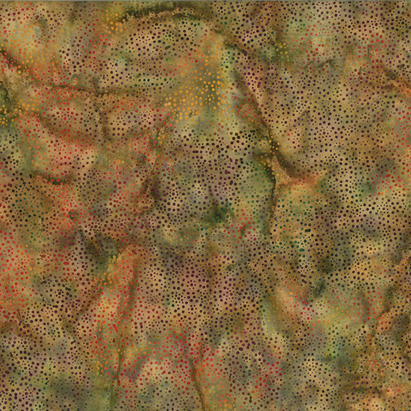 Hoffman Fabrics Dot Incense Batik Fabric 885-526-Incense