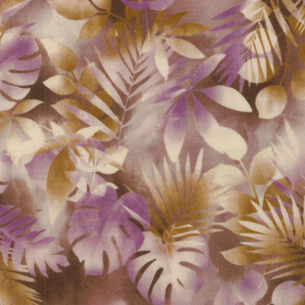 RJR Fabrics Purple Leaves Cotton Fabric by the Yard