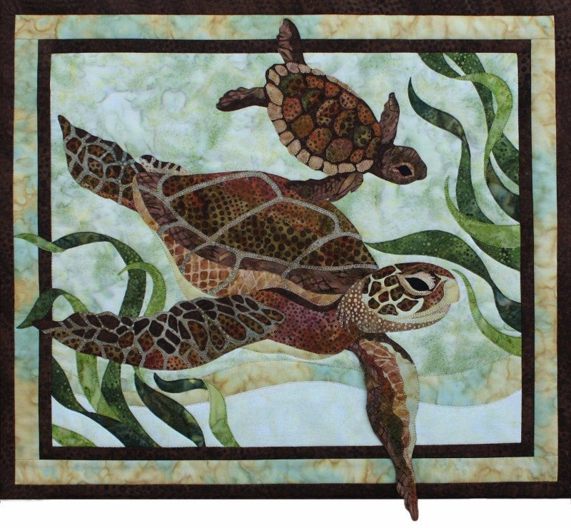 Toni Whitney Design Sea Turtles Applique Quilt Pattern 