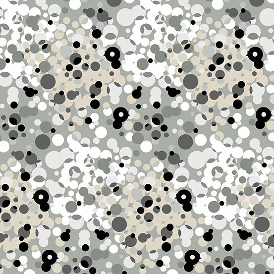 Andover Fabrics Stealth Pewter Fizzle Cotton Fabric A-9657-C
