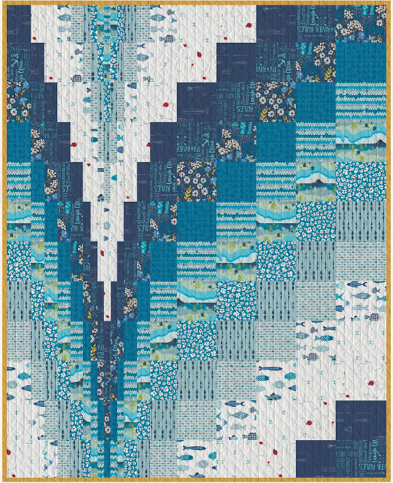 Making Waves for Art Gallery Fabrics Free Pattern Download