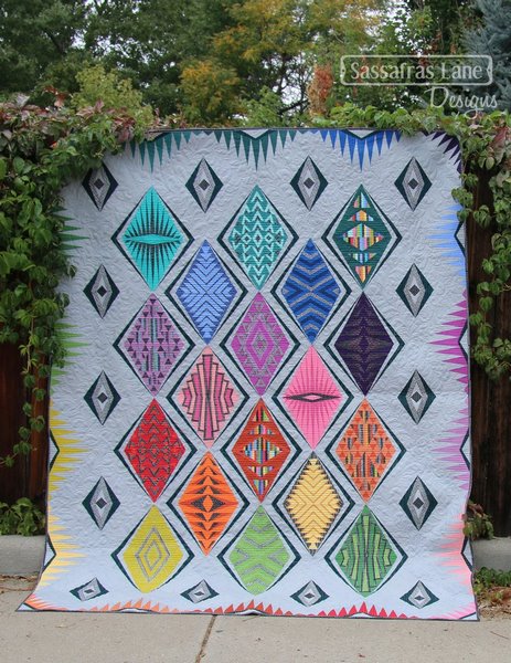 Sassafras Lane Designs Empire Place using Hoffman Fabrics