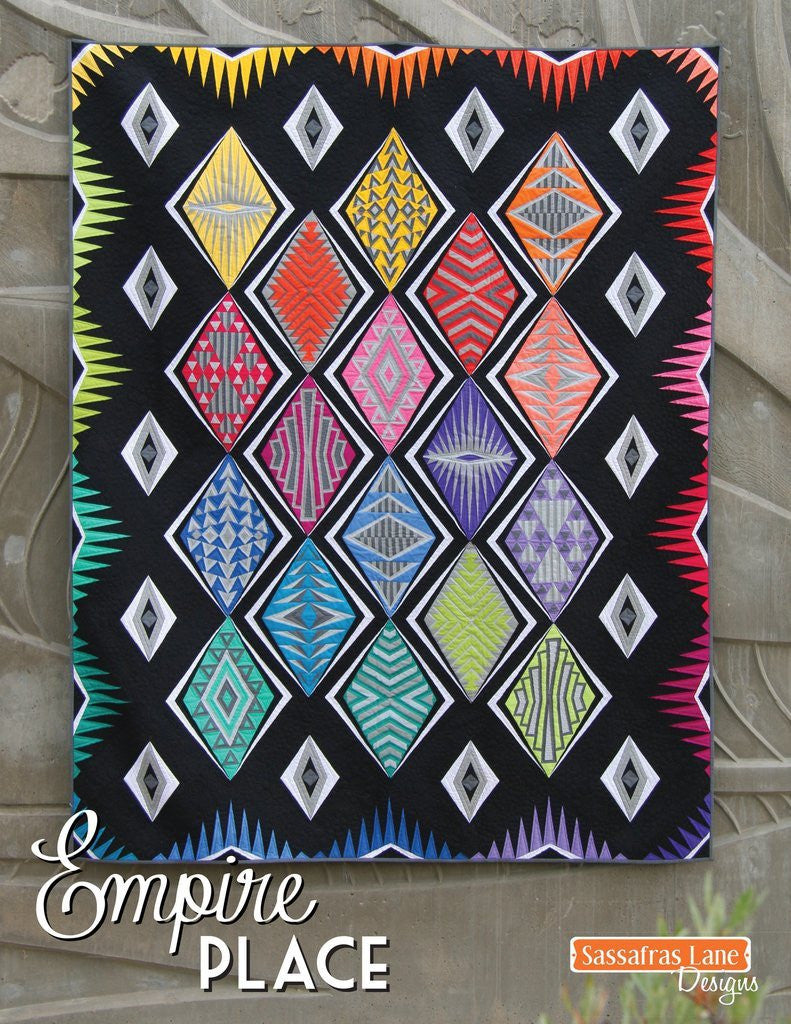 Sassafras Lane Designs Empire Place Art Deco Quilt Pattern Book Front Cover