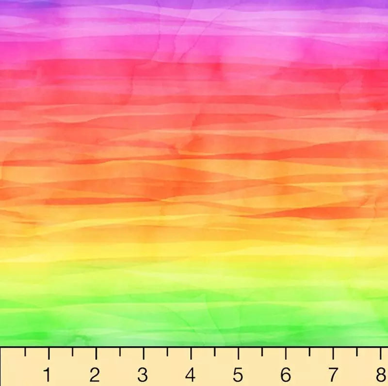 Hoffman Fabrics Cue the Confetti Ombre Rainbow S4793-181-Rainbow