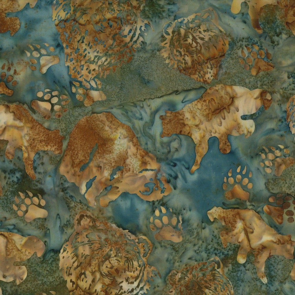 Hoffman Fabrics Juneau Alaskan Bears Batik Fat Quarter J2432-247-Juneau