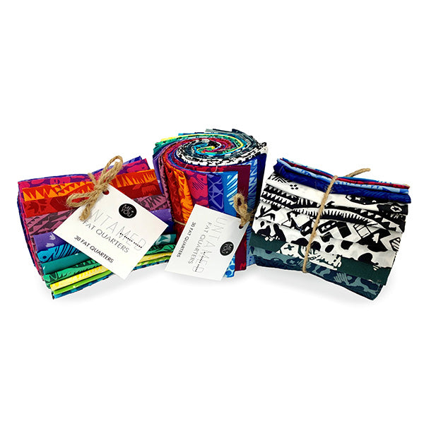 Hoffman Fabrics Me+You Untamed 30 Batik Fat Quarters MYUFQ-ASST