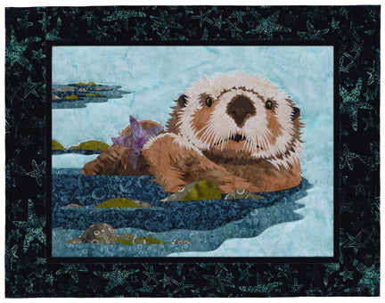 Wildfire Designs Alaska Maritime's Most Wanted Sea Otter Applique Quilt Pattern