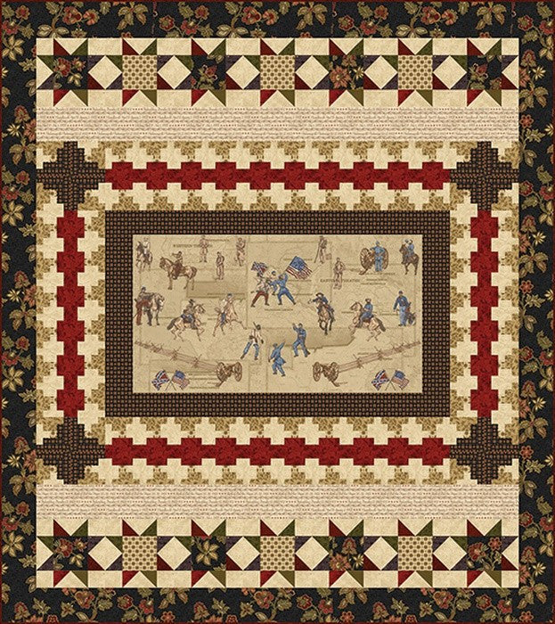 Memories of the Civil War 2 Quilt 1 by Jodi Barrows for Studio E FREE Pattern Download