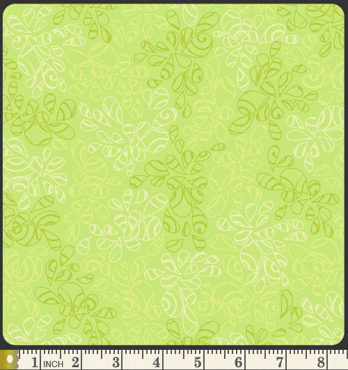 Art Gallery Fabrics Nature Elements Lime Sherbet Blender Fabric NE-103-Lime-Sherbet Scale