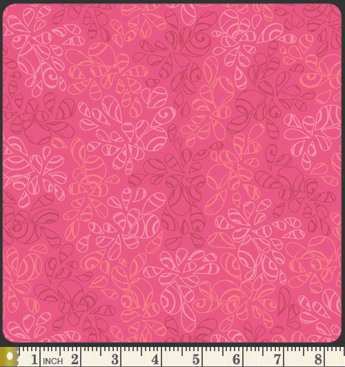 Art Gallery Fabrics Nature Elements Hot Pink Blender Fabric NE-111-Hot-Pink Scale