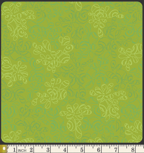 Art Gallery Fabrics Nature Elements Green Tea Blender Fabric NE-112-Green-Tea Scale