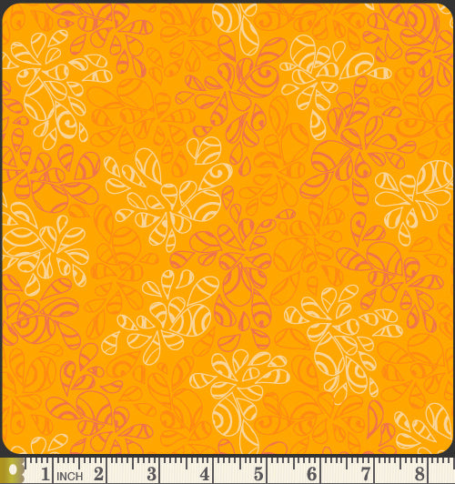 Art Gallery Fabrics Nature Elements Sweet Mango Blender Fabric NE-119-Sweet-Mango Scale