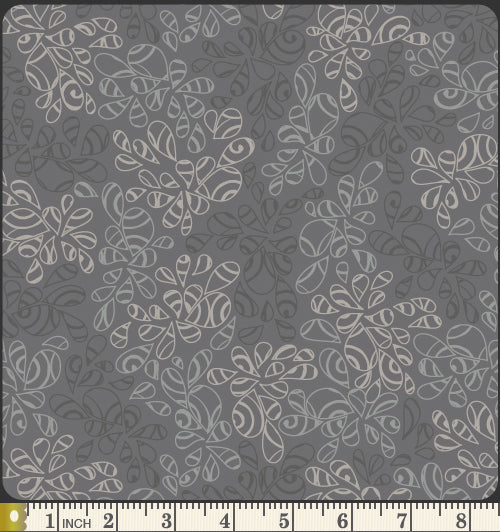 Art Gallery Fabrics Nature Elements Charcoal Blender Fabric NE-120-Charcoal Scale