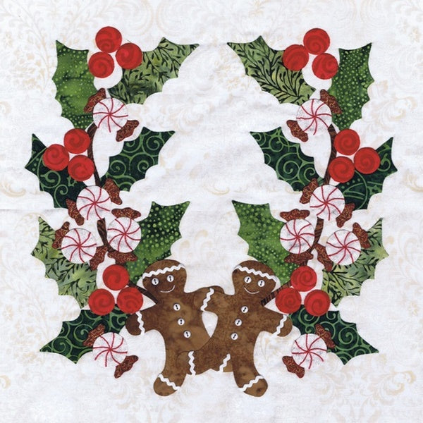 P3-1600 Block 12 gingerbread wreath