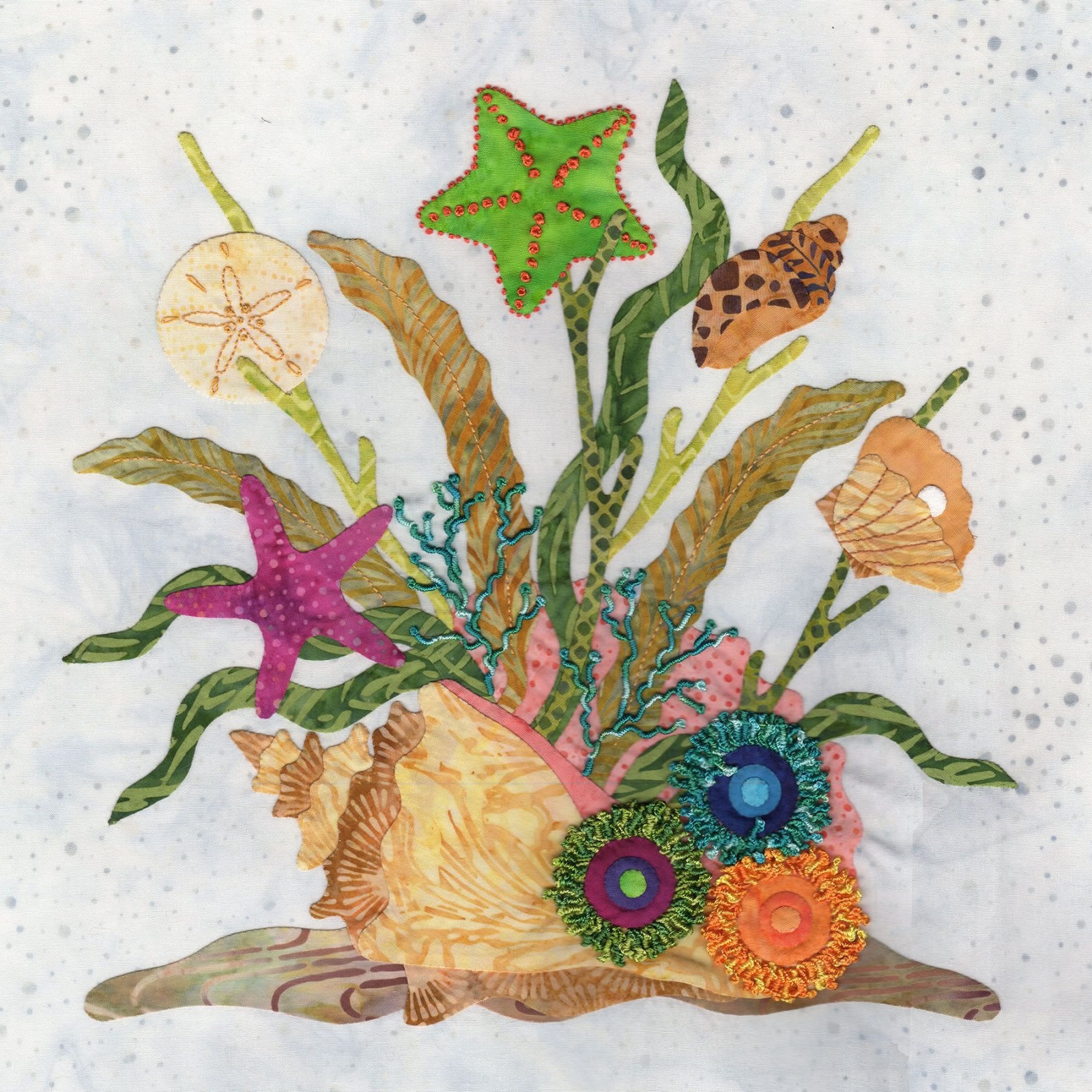 P3-2409 Sea Shell Bouquet Block 9