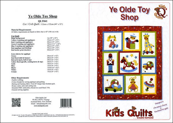 Kids Quilts Ye Olde Toy Shop Giraffe Rabbit Horse Toy Applique Quilt Pattern Covers