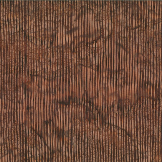 Hoffman Fabrics Chocolate Brown Stripe Batik Fabric R2284-108-Chocolate