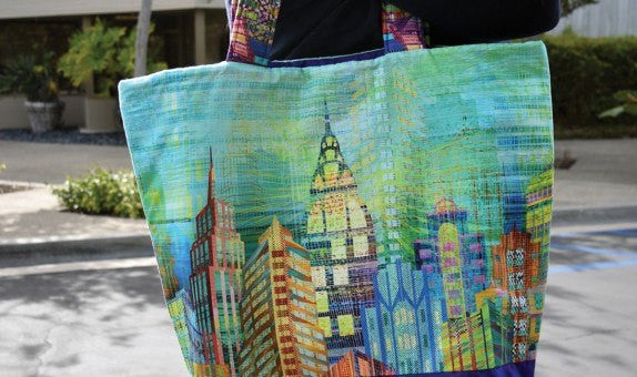 Skylines Big City Bag for Hoffman Fabrics Free Pattern Download