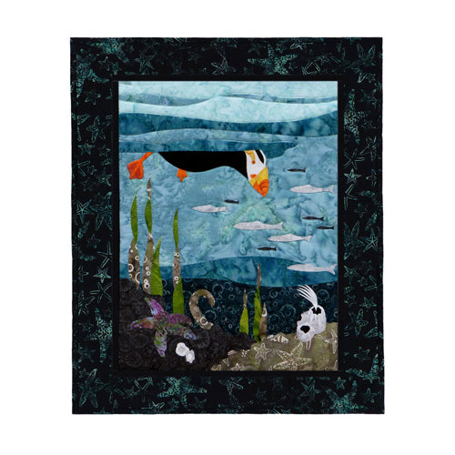 Wildfire Designs Alaska Maritime's Most Wanted Tufted Puffin Applique Quilt Pattern