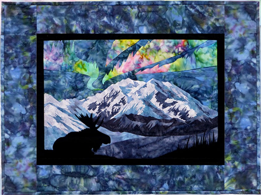 Wildfire Designs Alaska Aurora Nights At the Park Applique Quilt Pattern