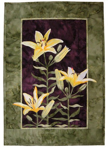 Wildfire Designs Alaska Lily Trinity Butter Applique Quilt Pattern 
