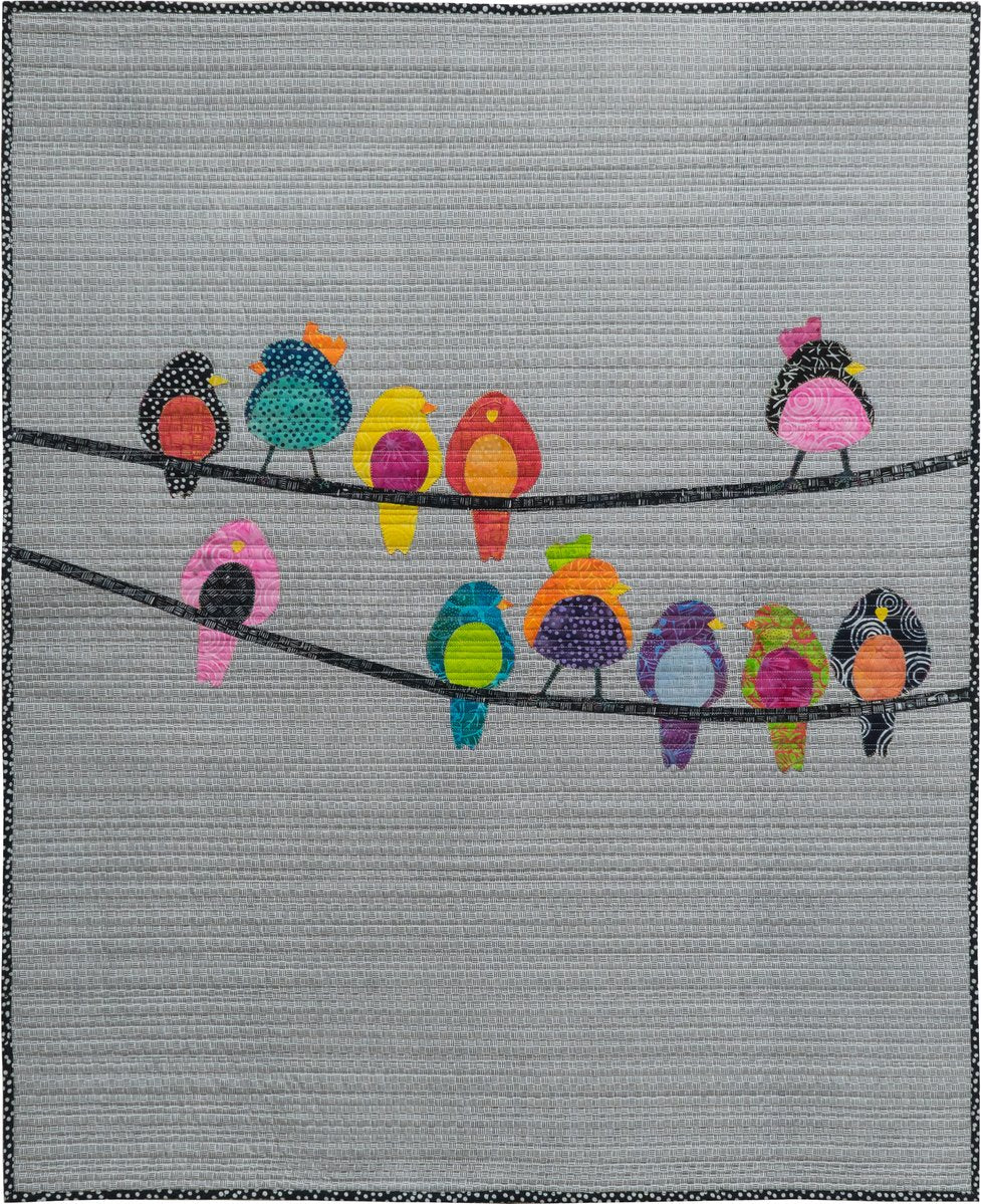 Barbara Persing Babyhood 2 Birds on a Wire Applique Quilt Pattern