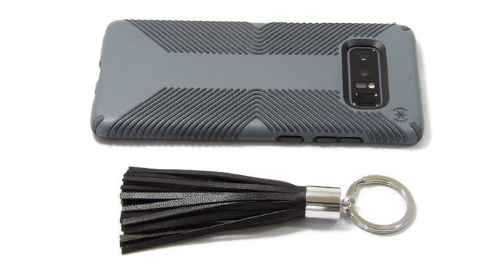 Leather Tassel Keychain Scale