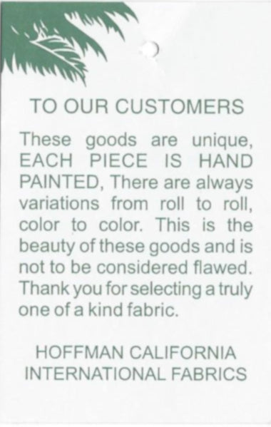 Hoffman Fabrics Paradise Otter Batik Fabric H2281-512-Paradise