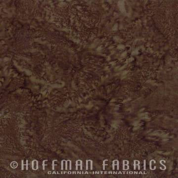 Hoffman Fabrics Watercolors Brown Sugar Batik Fat Quarter 1895-514-Brown-Sugar
