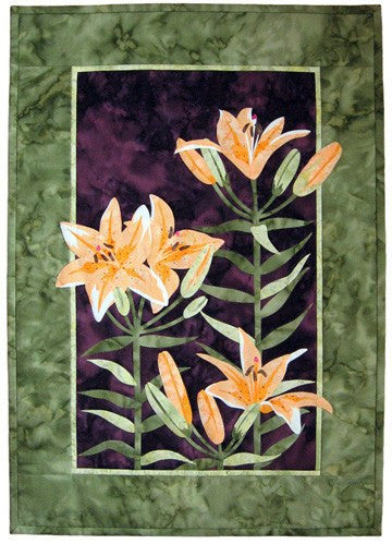 Wildfire Designs Alaska Lily Trinity Tiger Lily Applique Quilt Pattern 