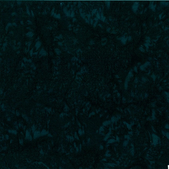 Hoffman Fabrics Watercolors Deep Emerald Black Green Batik Fabric 1895-702-Deep-Emerald
