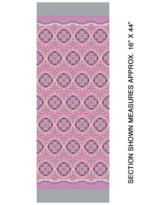 Modern Quilt Studio Dreamy Magic Carpet Pink Cotton Fabric 6996-01