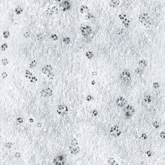 Hoffman Fabrics Fresh Freeze Snow Prints S4710-307-Snow