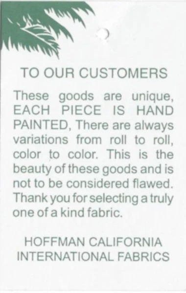 Hoffman Fabrics Chamomile Agave Batik Fabric S2307-418-Chamomile