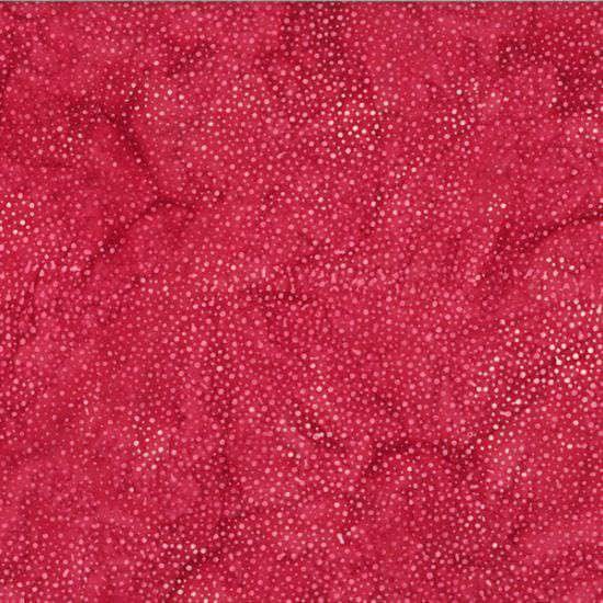 Hoffman Fabrics Dot Lucy Red Pink Batik Fabric 885-348-Lucy