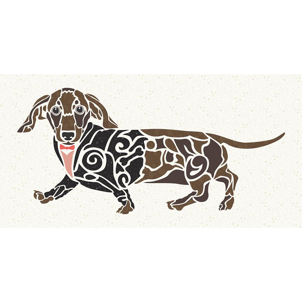 Madi Hastings Doxie Love Dachshund Dog Laser Pre-Cut Pre-Fused Applique Quilt Kit