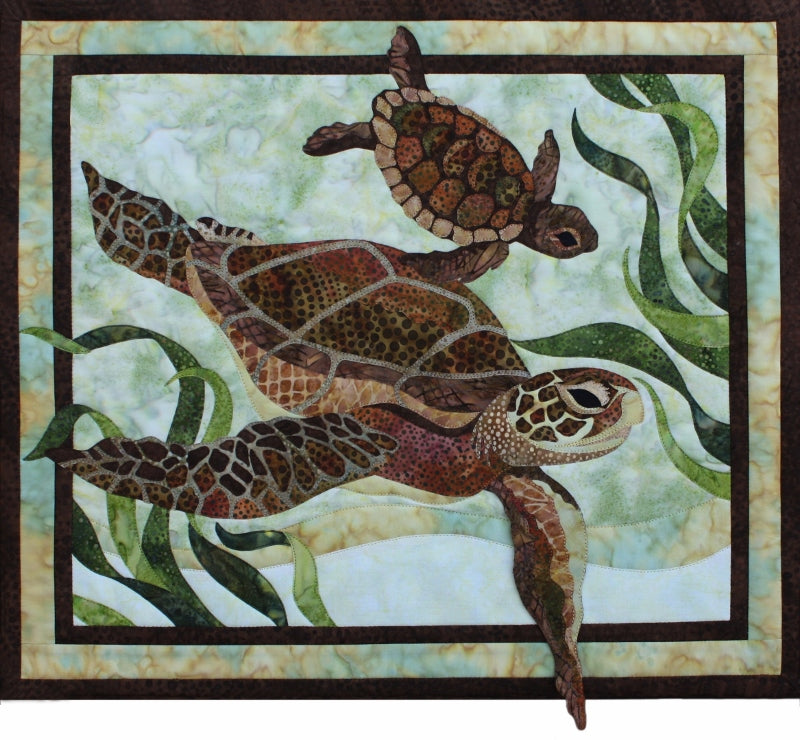 Toni Whitney Design Sea Turtles Applique Quilt Kit