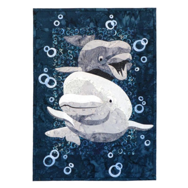 Wildfire Designs Alaska Baby Beluga Whale Applique Quilt Pattern